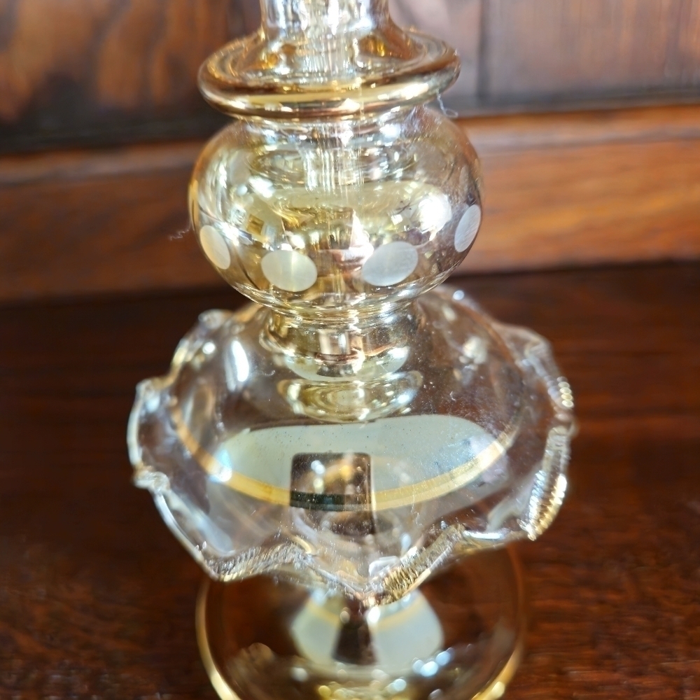Vintage Egyptian hand blown glass perfume. - Picture 10 of 11